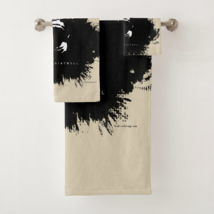 Paintball Skull Bath Towel Set