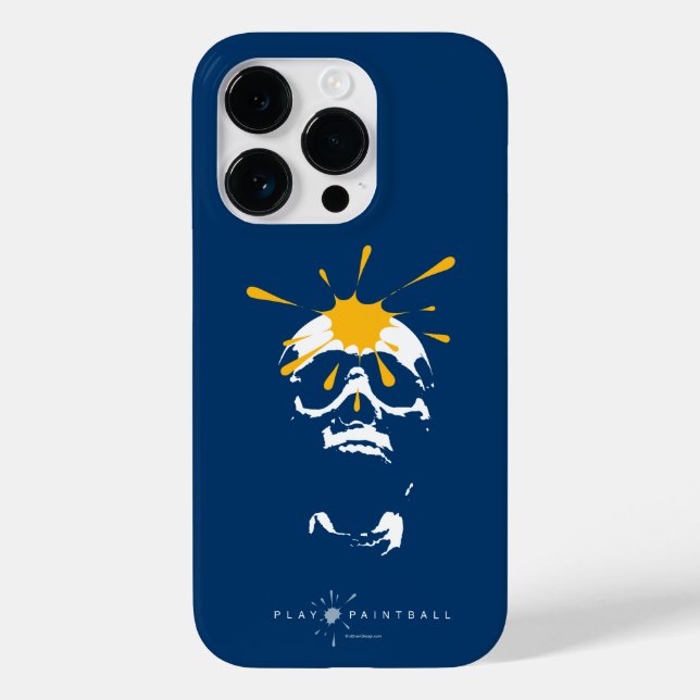 Paintball Skull Case-Mate iPhone Case (Back)