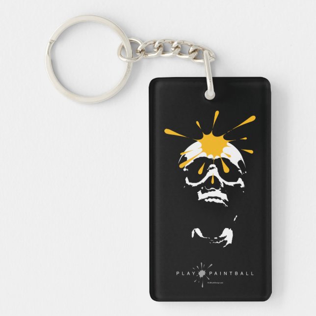 Paintball Skull Keychain (Front)