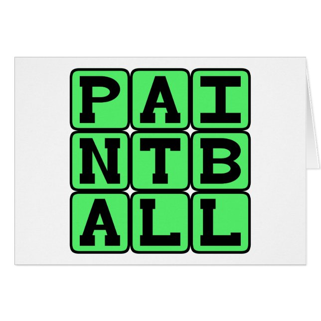 Paintball, Sports (Front Horizontal)