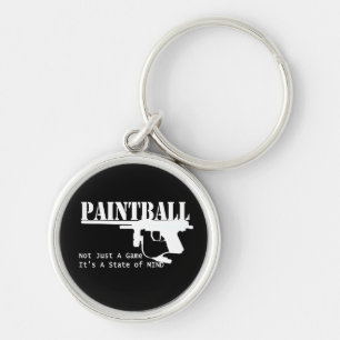 Paintball State of Mind Keychain