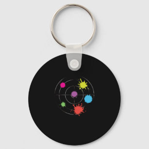 Paintball Target Paintball Game Paintball Player G Keychain