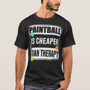 Paintball Therapy Airsoft Airsoft Team Player T-Shirt