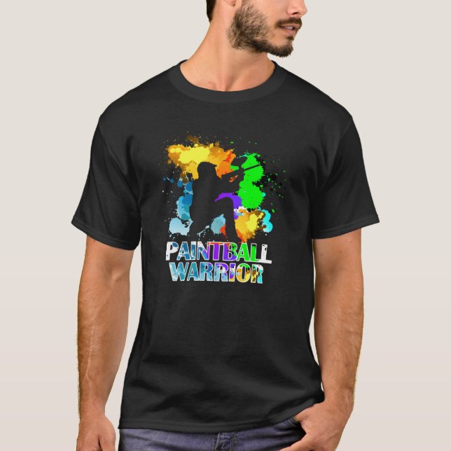 Paintball Warrior Paintball Markers Paintballer T-Shirt (Front)