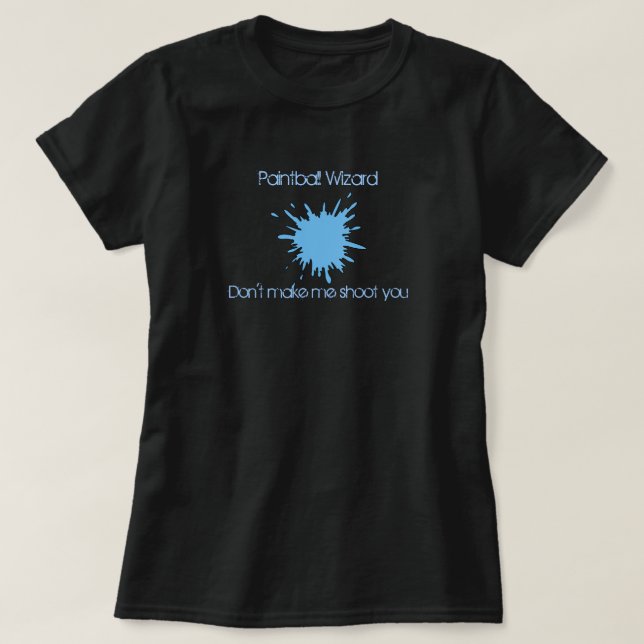 Paintball Wizard T-Shirt (Design Front)