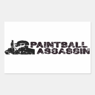 Paintballing Assassin Sticker