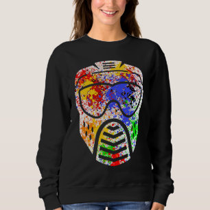 Paintballing Paintball Mask Paintball Game Women Sweatshirt