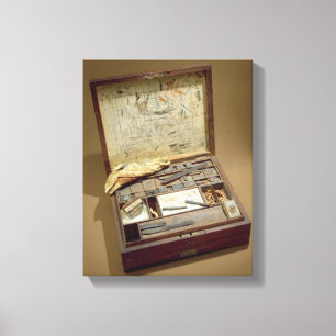 Paintbox of John James Audubon Canvas Print