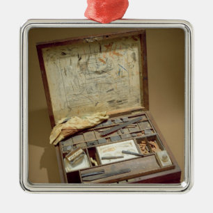 Paintbox of John James Audubon Metal Ornament