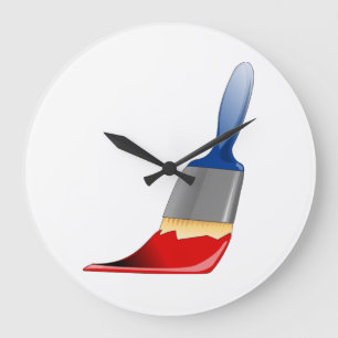 Paintbrush Clock