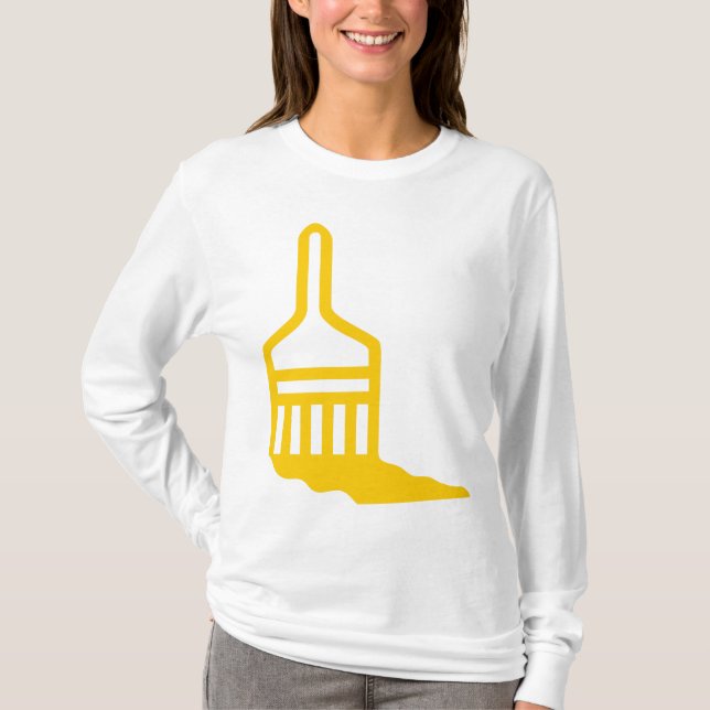 Paintbrush Icon T-Shirt (Front)
