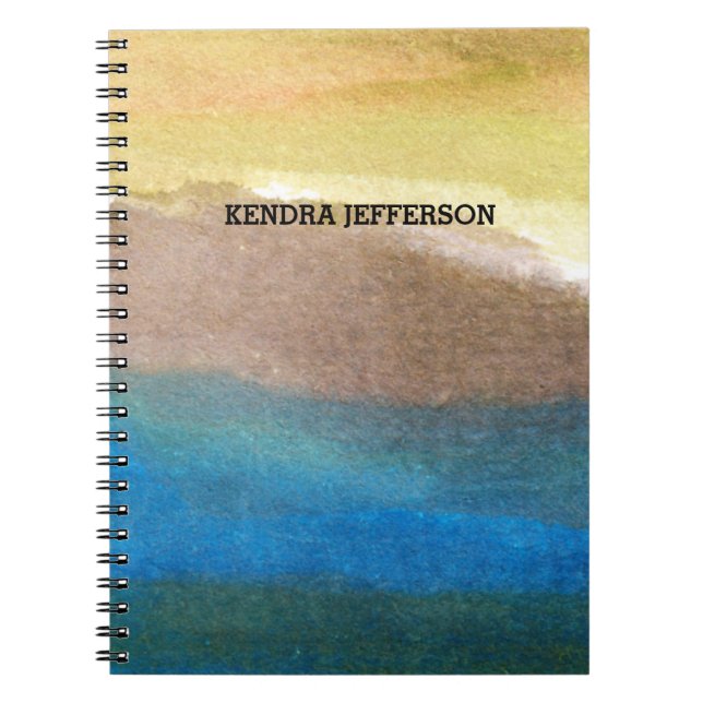 painted abstract notebook (Front)