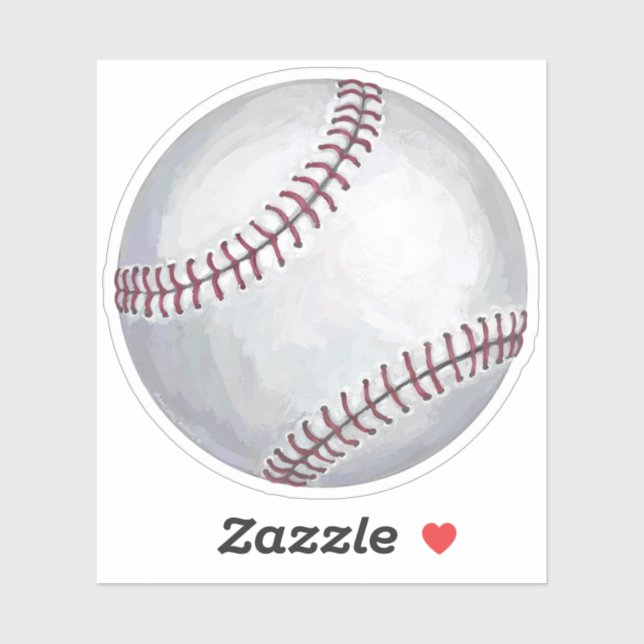 Painted American Baseball (Sheet)