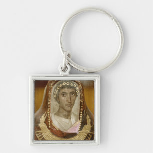 Painted and gilded mummy case of Artemidorus Keychain