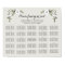 Painted Anemones - Alphabetical Seating Chart