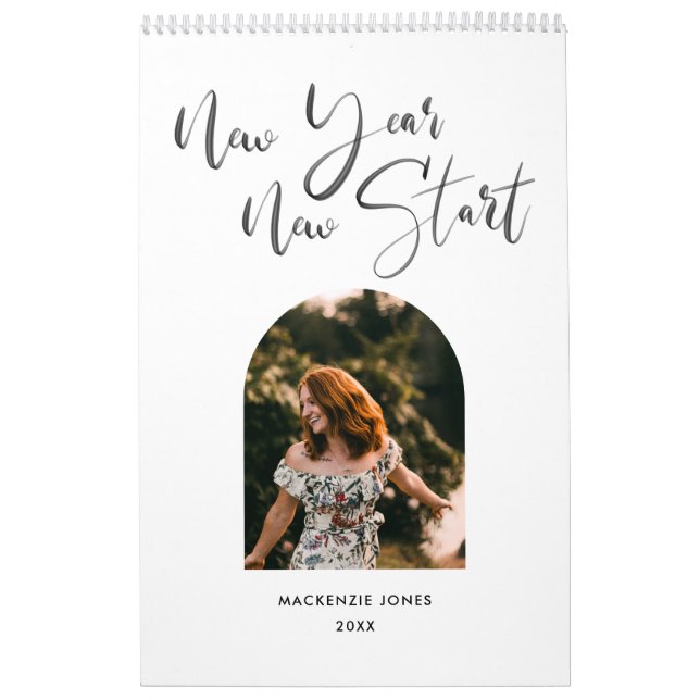 Painted Arch Personalized Photo Calendar (Cover)