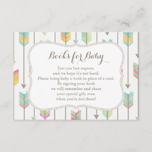 Painted Arrows Books for Baby Insert Card
