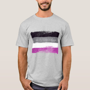 PAINTED ASEXUAL PRIDE FLAG T-Shirt