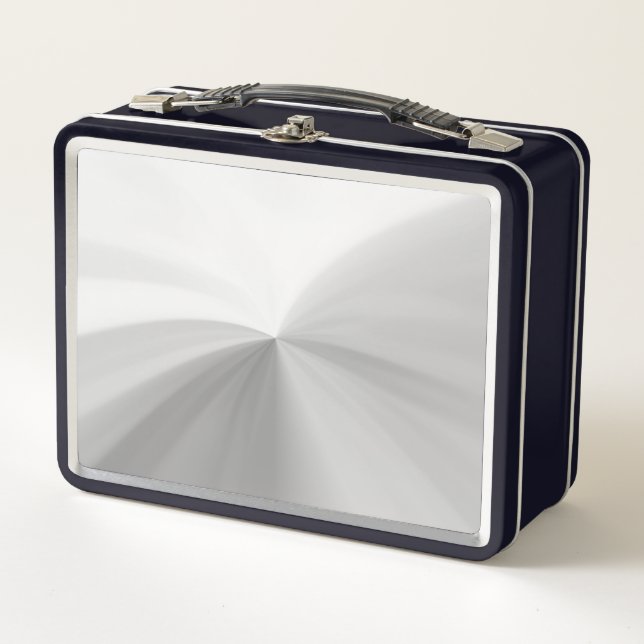 Painted Background Metal Lunch Box (Front)