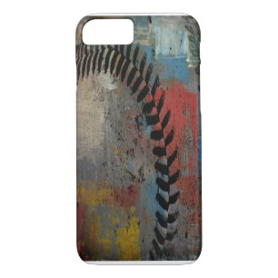 painted baseball case for iphone
