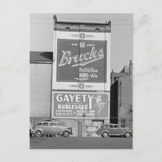 Painted Billboards, 1938 Postcard