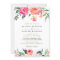 PAINTED BLOOMS Botanical Floral Wedding Invitation