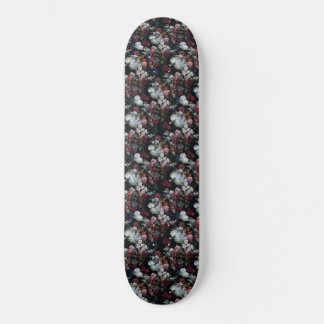PAINTED BOUQUET FLORAL PATTERN SKATEBOARD