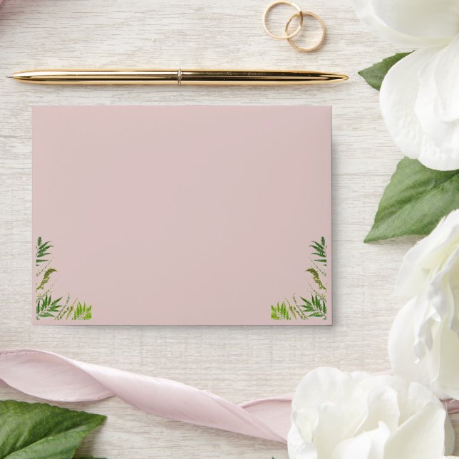 Painted Brick Green Ivy Wedding Card Envelope (Wedding)