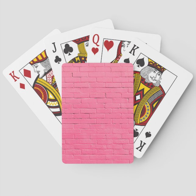 Painted Brick Wall Playing Cards (Back)