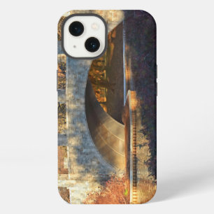 Painted Bridge at Sunset by Shirley Taylor iPhone 13 Case