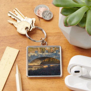 Painted Bridge at Sunset by Shirley Taylor Keychain