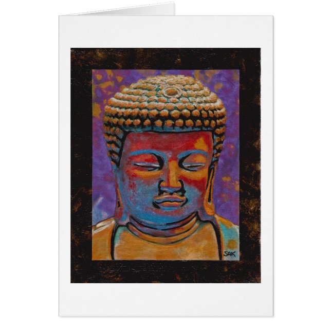 Painted Buddha, Framed (Front)