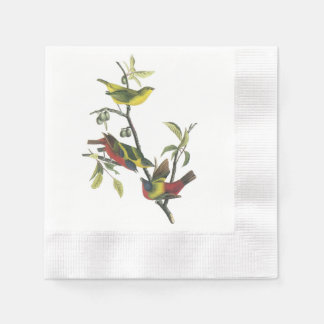 Painted Bunting by Audubon Napkin