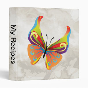 Painted Butterfly Binder