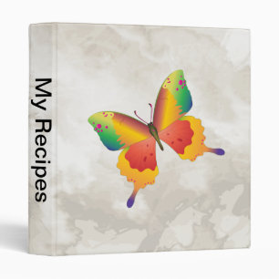 Painted Butterfly Binder