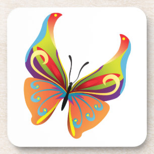 Painted Butterfly Coaster