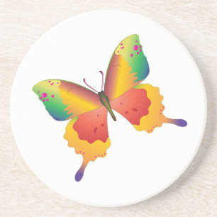 Painted Butterfly Coaster