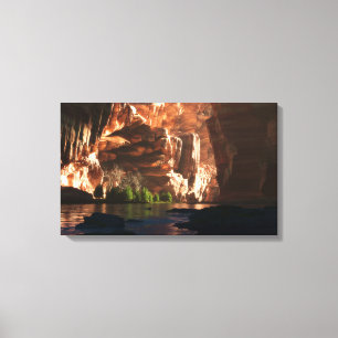 Painted Canyon Canvas Print