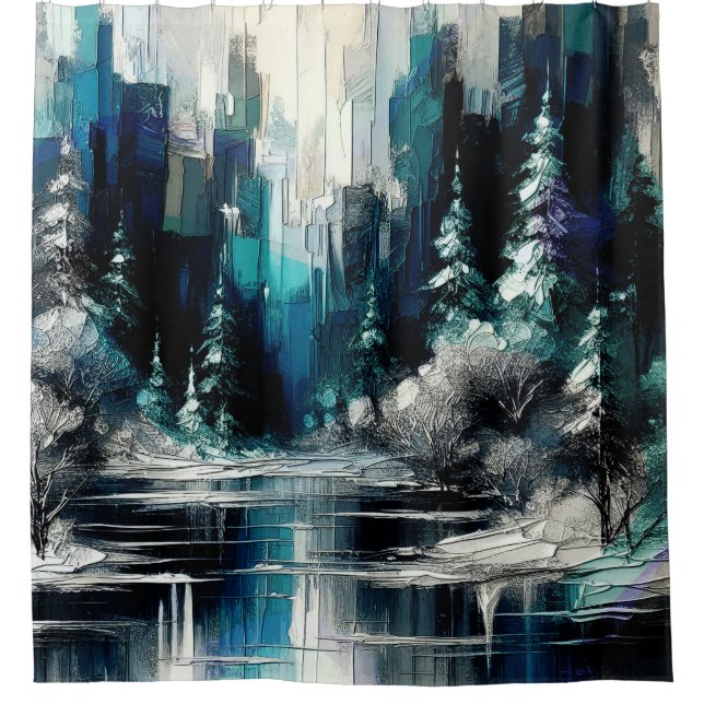 Painted City Winter Scene 1006 (Front)