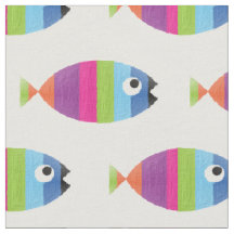 Painted Colourful Fish Striped Aquarium Ocean Life