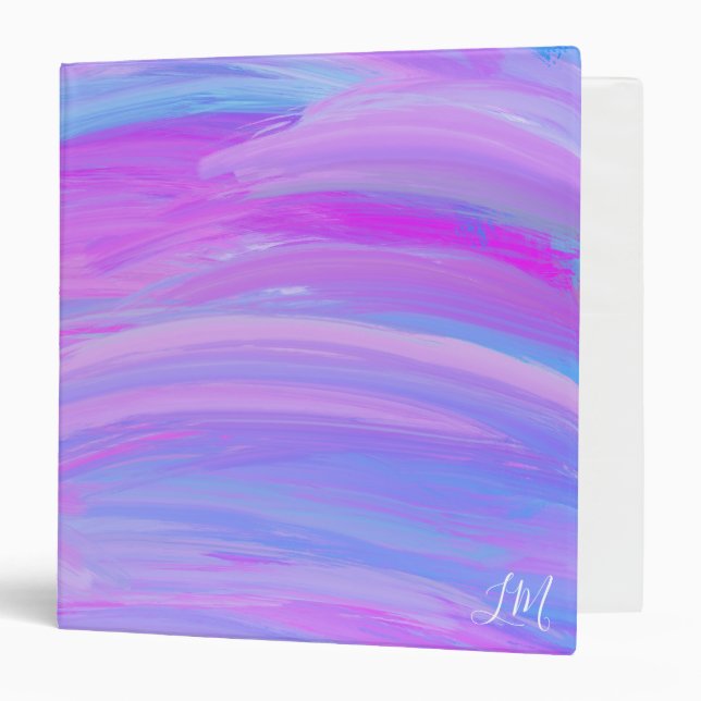 Painted Colours Personalized Binder (Front/Inside)