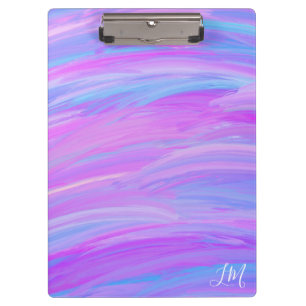 Painted Colours Personalized Clipboard
