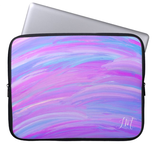 Painted Colours Personalized Electronics Bag (Front)