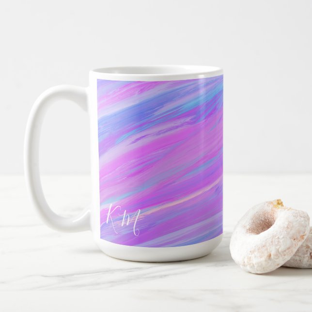 Painted Colours Personalized Mug (With Donut)