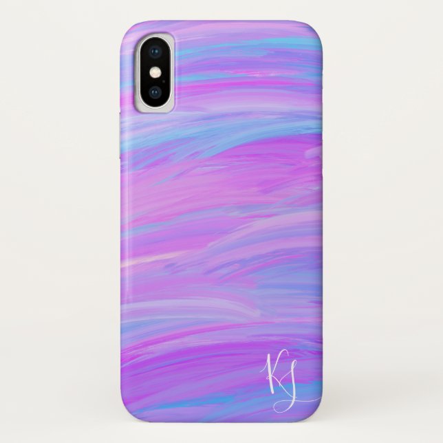 Painted Colours Personalized Phone Case (Back)