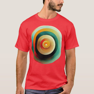 Painted Concentric Circles 8 T-Shirt