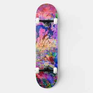 Painted Cool Skateboard