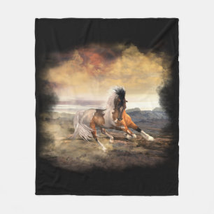 Painted Desert #2 Fleece Blanket, Medium Blanket