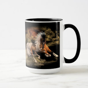 Painted Desert Black 15 oz Mug, Pick Colour & Mug