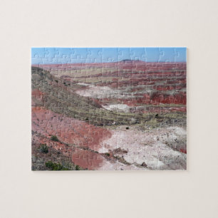 Painted Desert Rim Vista Jigsaw Puzzle